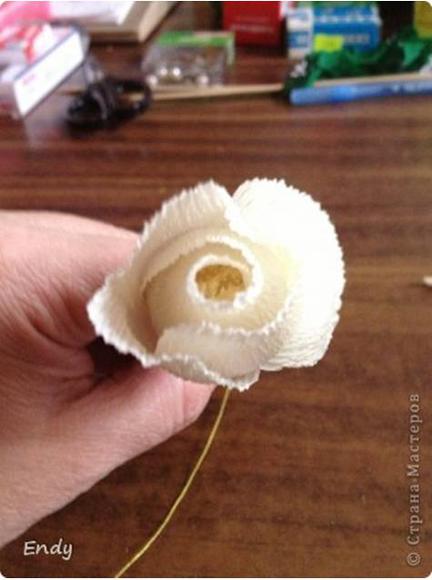 How To Make Rose with Corrugated Paper