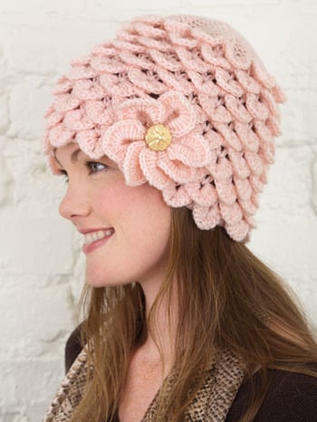 Crocodile Stitch Crochet Hat Pattern