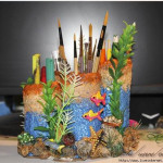 DIY-Coral-Reef-Pencil-Holder-from-Toilet-Paper-Rolls-14