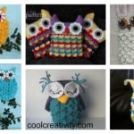 DIY Crochet Owl in Crocodile Stitch with Free Pattern