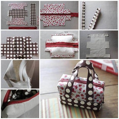 How to DIY Fabric Tote Handbag