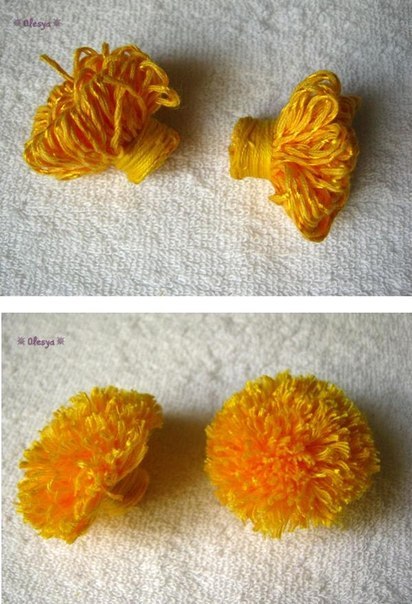 Craft Pretty Yarn Dandelions for Your Home