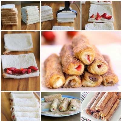 DIY Delicious French Toast Roll-Ups