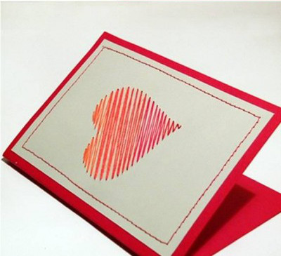 Sew Heart Greeting Card