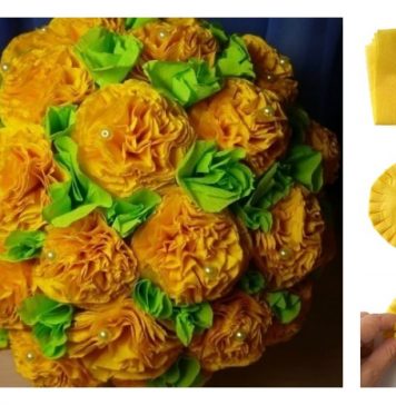 How to DIY Amazing Tissue Paper Flowers