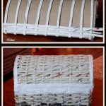 How to DIY Coffer Use Paper Wicker p