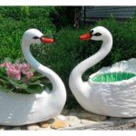 How to DIY Recycled Plastic Bottle Swan Pot Planter