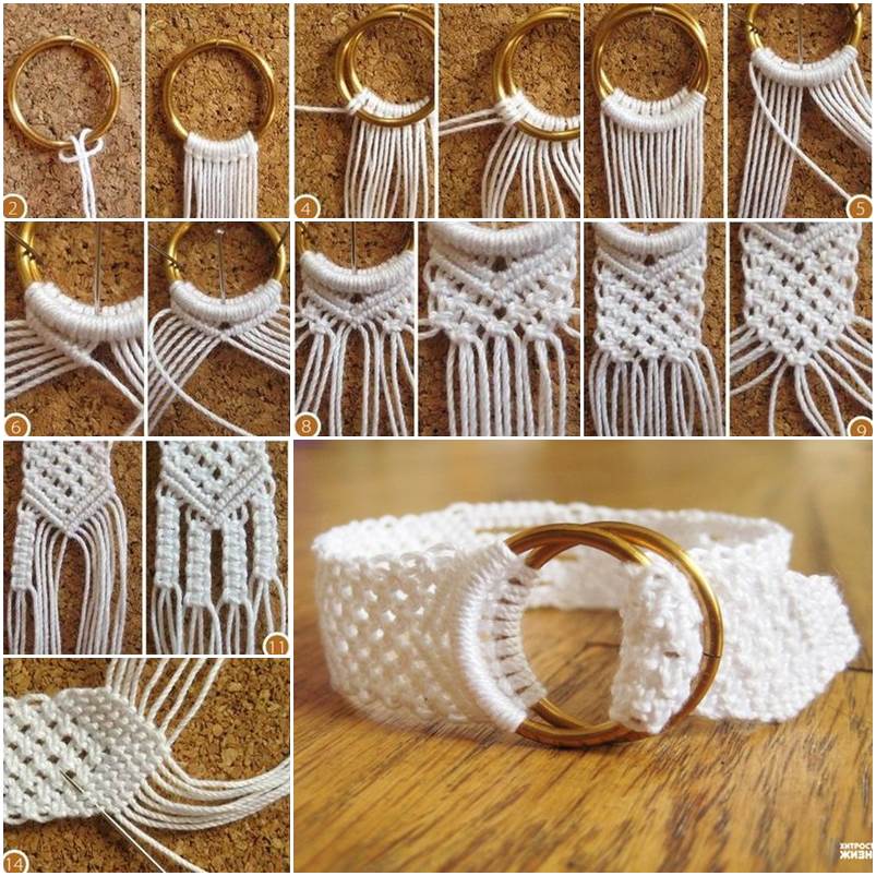 DIY Two Ring Closure Macrame Bracelet with Tutorial