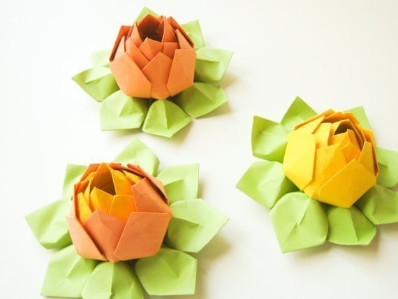How to Fold Beautiful Origami Lotus Flower