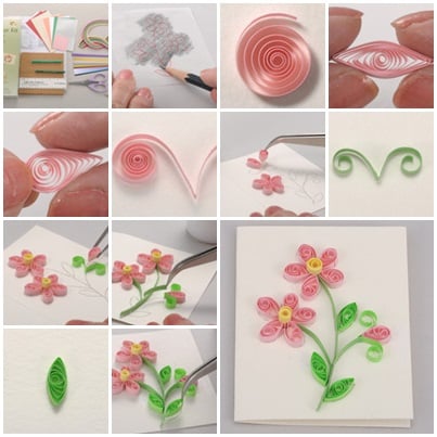 DIY Beautiful Quilling Card