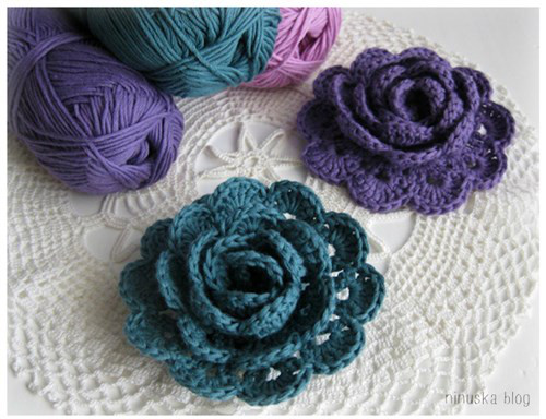 How to Crochet a Beautiful Lace Ribbon Rose