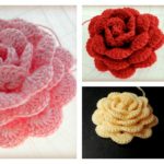 How to Crochet a Beautiful Lace Ribbon Rose