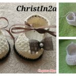 DIY Crochet Baby Booties with Ribbon Tie