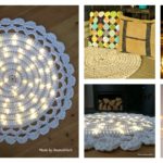 DIY Easy Crochet Lights Rug Project to Warm Up Your Home