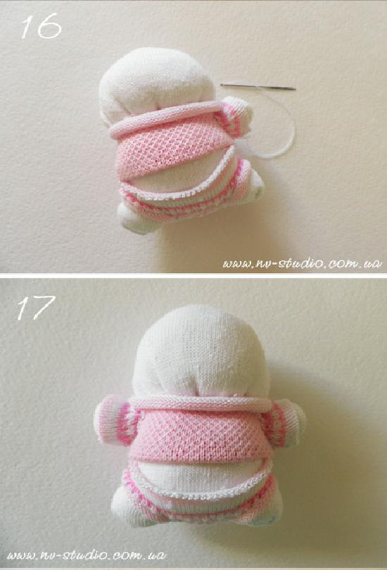 DIY Kawaii Sock Bunny