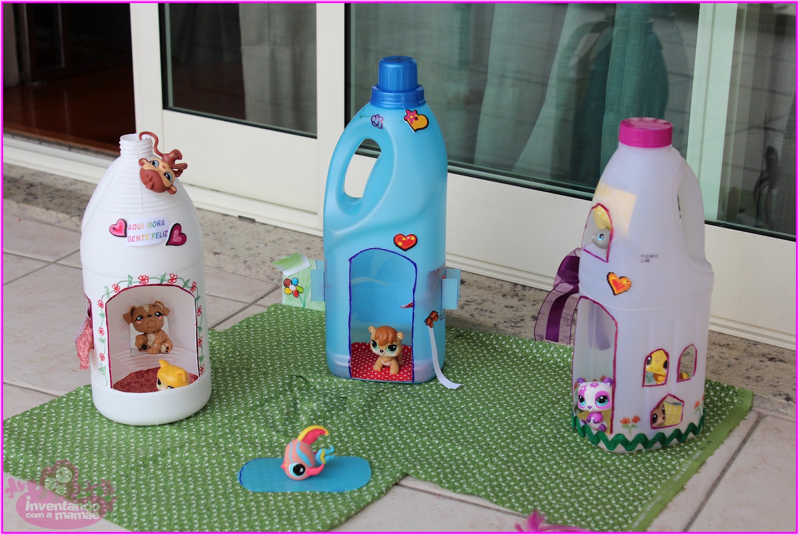 DIY Make Beautiful Doll Houses with Plastic Bottles