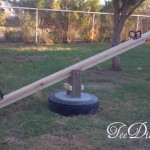 How to Repurpose A Tire Into A See Saw (Teeter Totter) 3