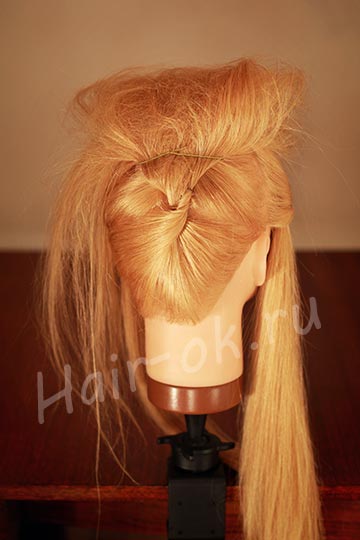 diy-elegant-braid-high-bun-updo-hairstyle-10