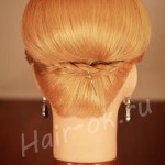 diy-elegant-braid-high-bun-updo-hairstyle-19