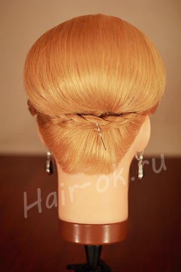 diy-elegant-braid-high-bun-updo-hairstyle-19
