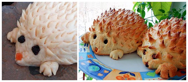 DIY Fantastic Hedgehog Bread