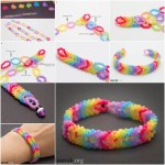 diy-rainbow-color-woven-beaded-bracelet01