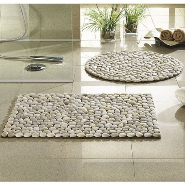 DIY River Stone Carpet