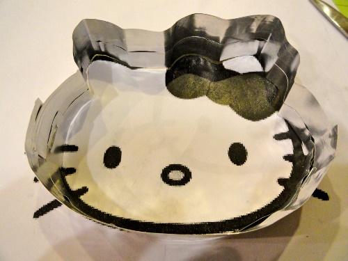 How to Make your Own Cookie Cutters-Hello Kitty