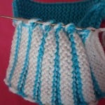 How to Easily Knit Cute Pom-pom Decorated Baby Booties