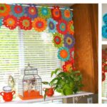 DIY Adorn Your Window with a Flower Crochet Valance