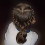 DIY Heart Shaped Braids Hairstyle-18