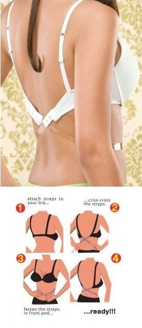 DIY How to Make Low Bra Strap in 5 Minutes