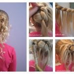 DIY Feather Braided Bun for Flower Girl Hairstyle