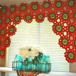 Flower Power Valance with Free Pattern