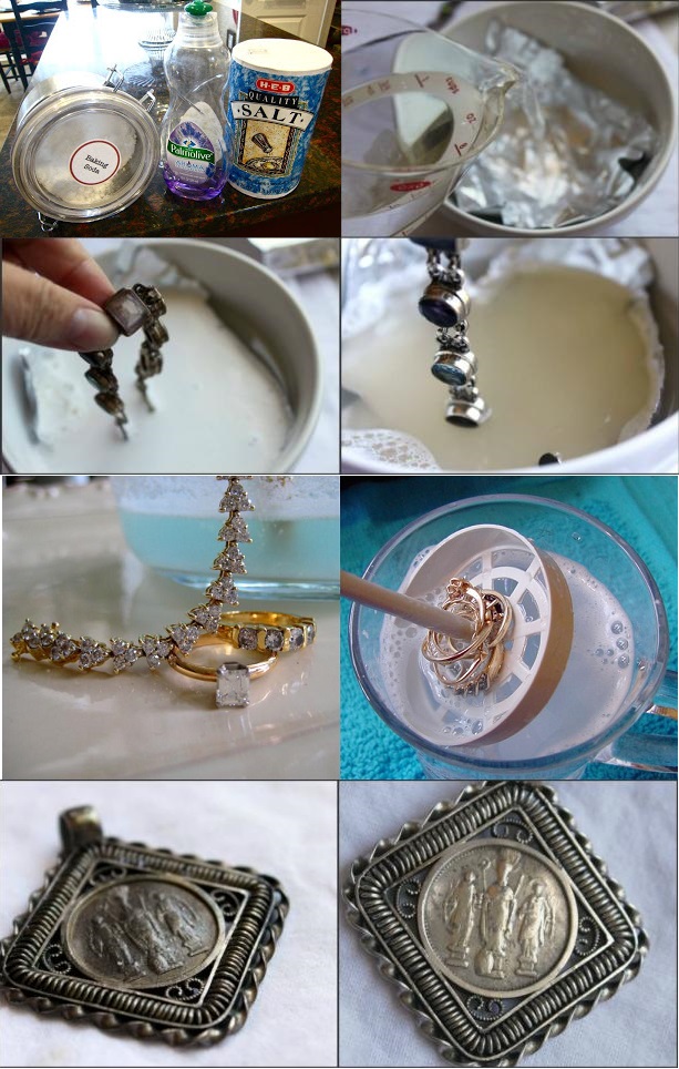 Gold jewelry cleaner