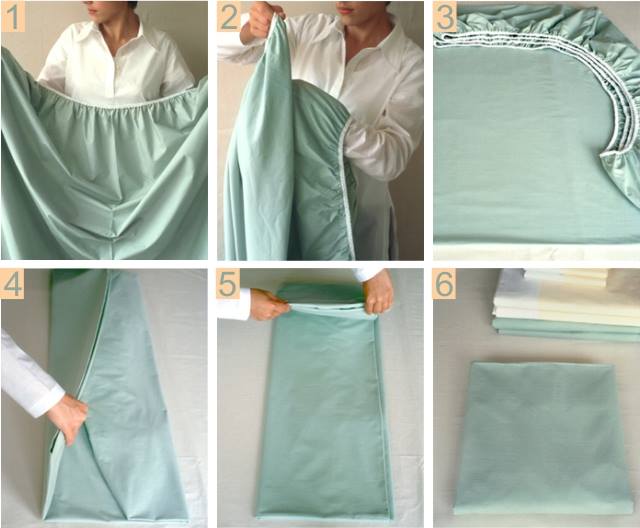 DIY Perfectly Folded Fitted Sheet