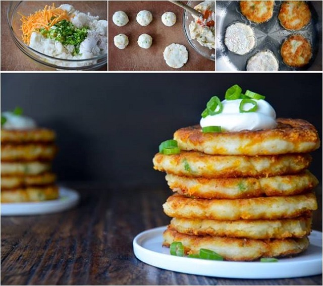 DIY Make Mashed Potato Pancakes