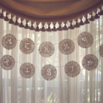 Paper Doily Letter Garland