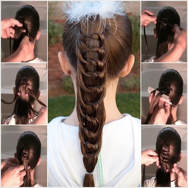 DIY Amazing Knotted Ponytail Hairstyle