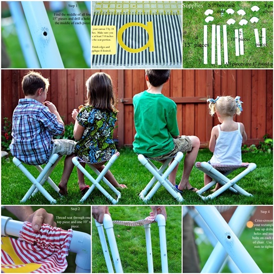 DIY PVC Pipe Camp Chair