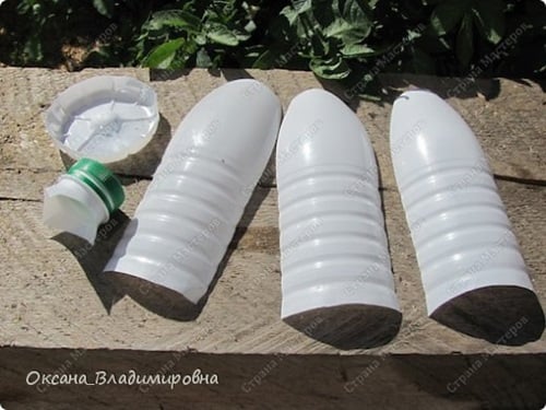 diy swan garden decorations using plastic bottles