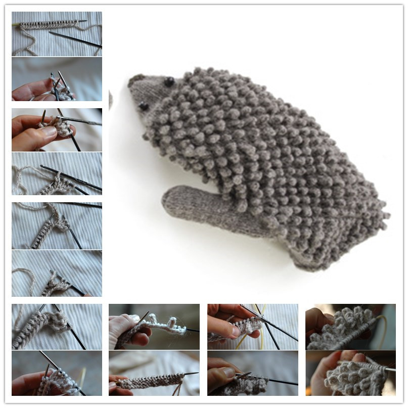 knit-hedgedog-mitten