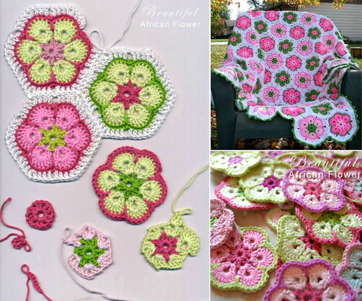 DIY Crochet African Flower Blanket with Free Pattern