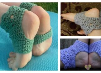 Crochet Perfect Yoga Socks with Free Pattern