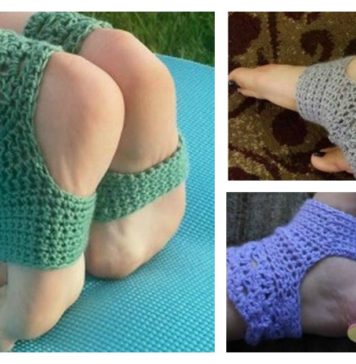 Crochet Perfect Yoga Socks with Free Pattern