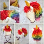 Crochet Unicorn Hat