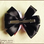 DIY Beautiful Satin Ribbon Hair Clip-8