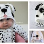 DIY Crochet Cute Dalmatian Dog Baby Hat