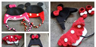 DIY Crochet Minnie Little Mouse Hat Pattern