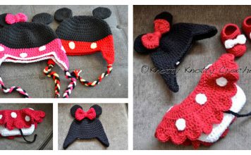 DIY Crochet Minnie Little Mouse Hat Pattern